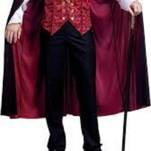 NWT SPOOKTACULAR CREATIONS RENAISSANCE MEDIEVAL DELUXE VAMPIRE COSTUME SMALL - Picture 4 of 15
